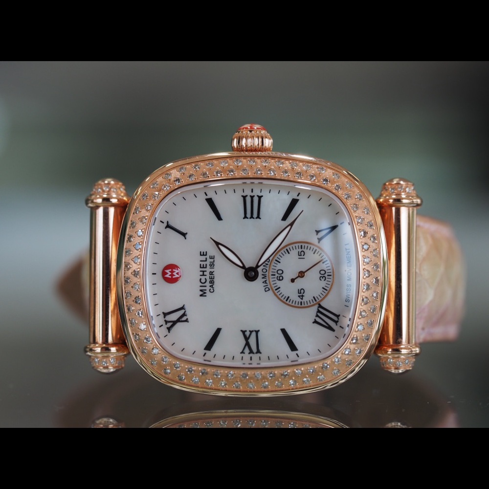 Michele carber isle Diamond Watch